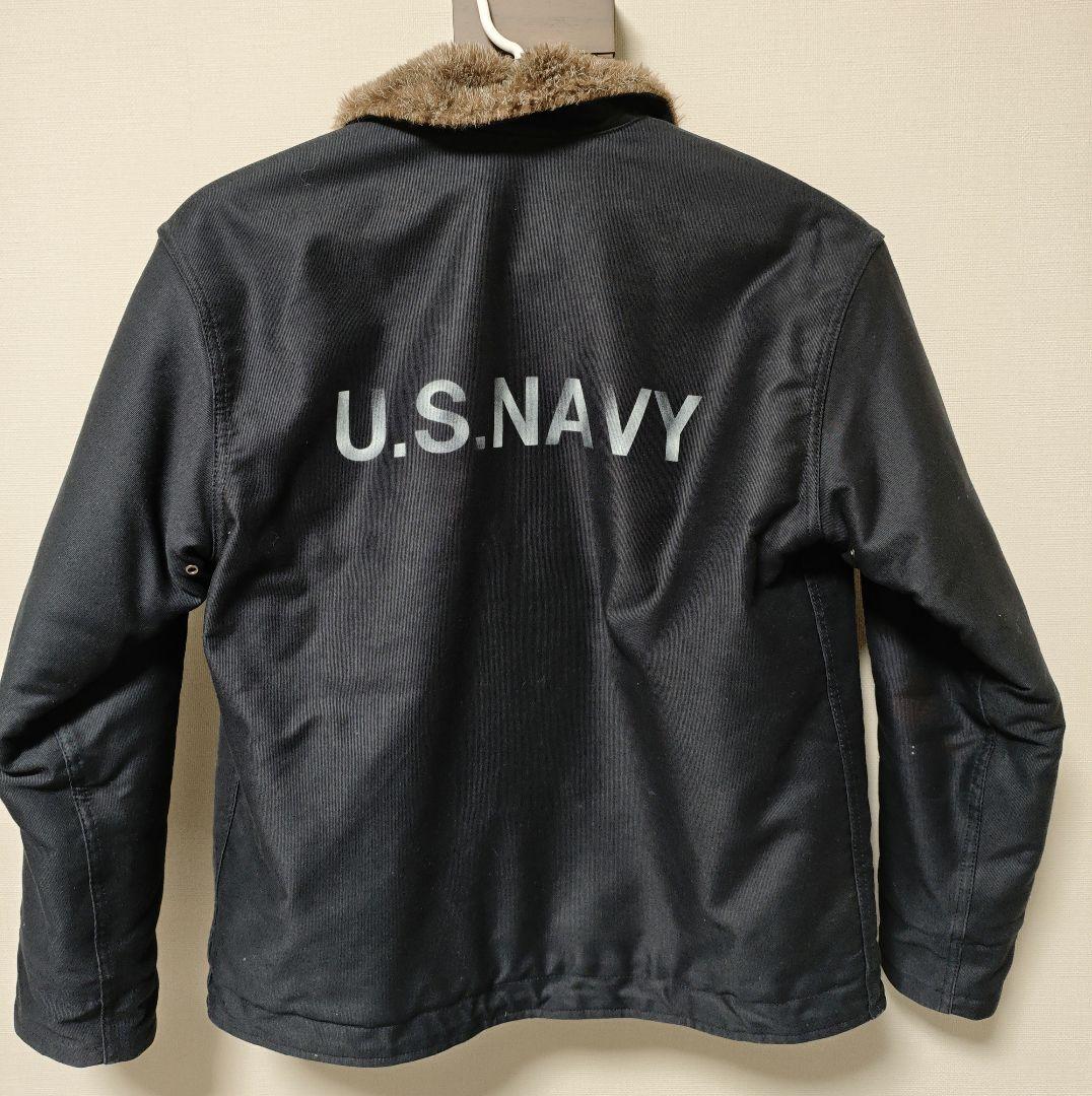 ヒューストン HOUSTON N1デッキジャケット blue port 別注