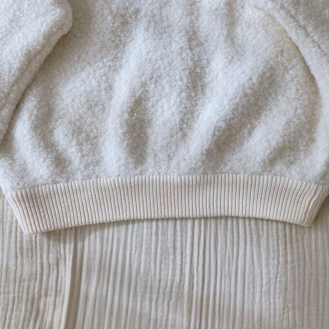 ２３区　ボア　ブルゾン　アウター　アルパカウール　ジャケット　４４　XL