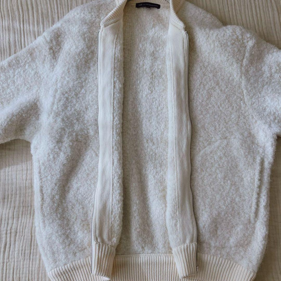 ２３区　ボア　ブルゾン　アウター　アルパカウール　ジャケット　４４　XL