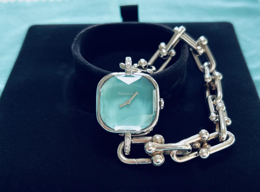 期間限定✨美品✨ Tiffany & Co ウォッチ スターリングシルバーダイ