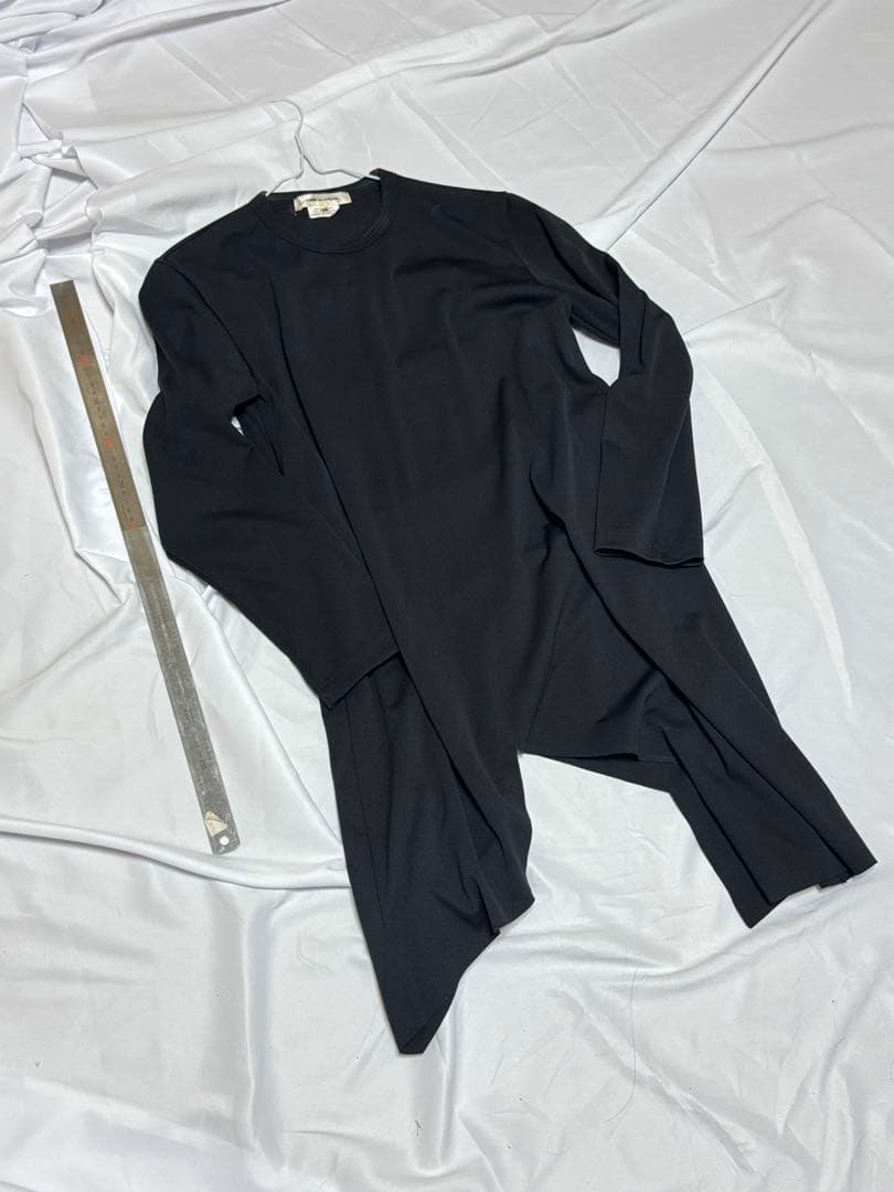 COMME des GARCONS 黒 S 長袖　ロングtシャツ　トップス