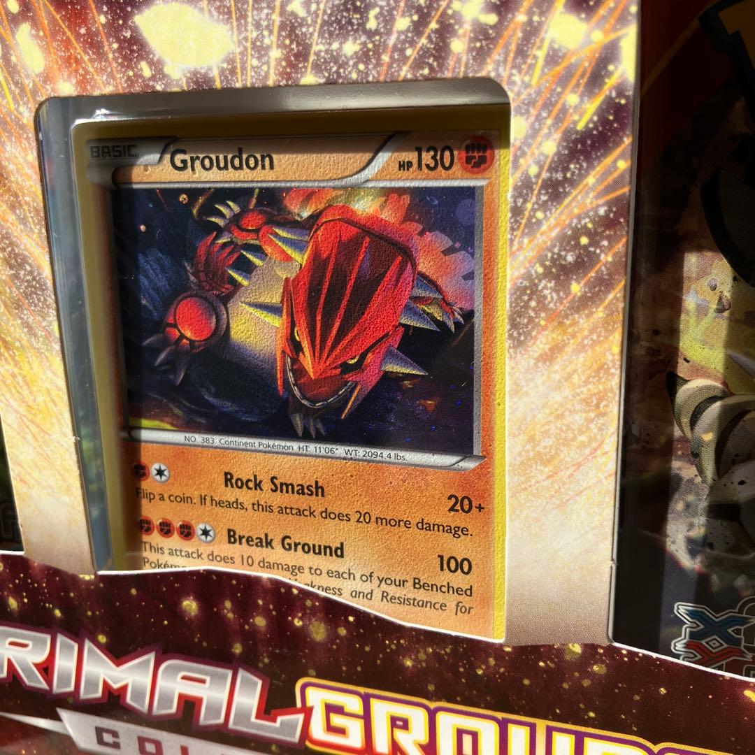 新品未開封　英語版　ゲンシグラードンコレクション　フィギュア付き XY5