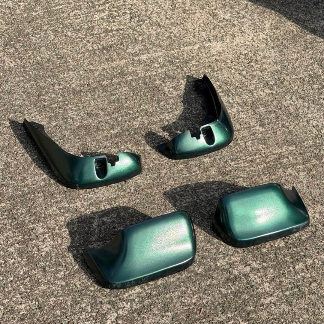 ■L700S_純正オプション_マッドガード_グリーン_前後_泥よけ_ミラジーノ