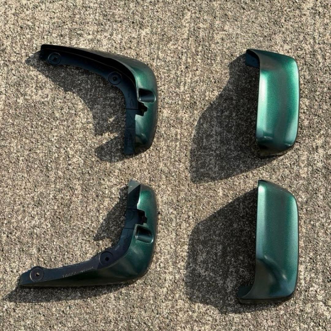 ■L700S_純正オプション_マッドガード_グリーン_前後_泥よけ_ミラジーノ