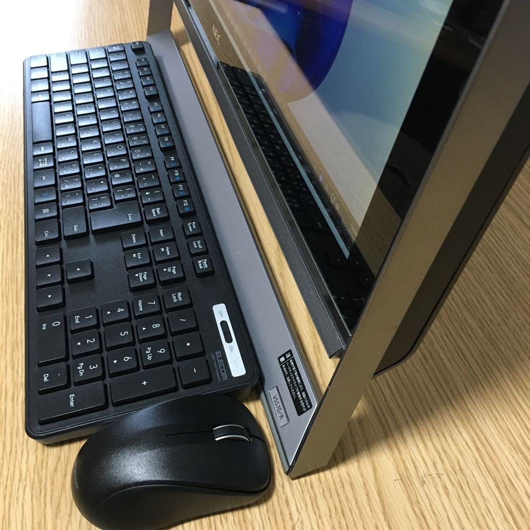 NEC 地デジ 一体型 デスクトップ 21.5'モニター i5 8G ブルーレイ