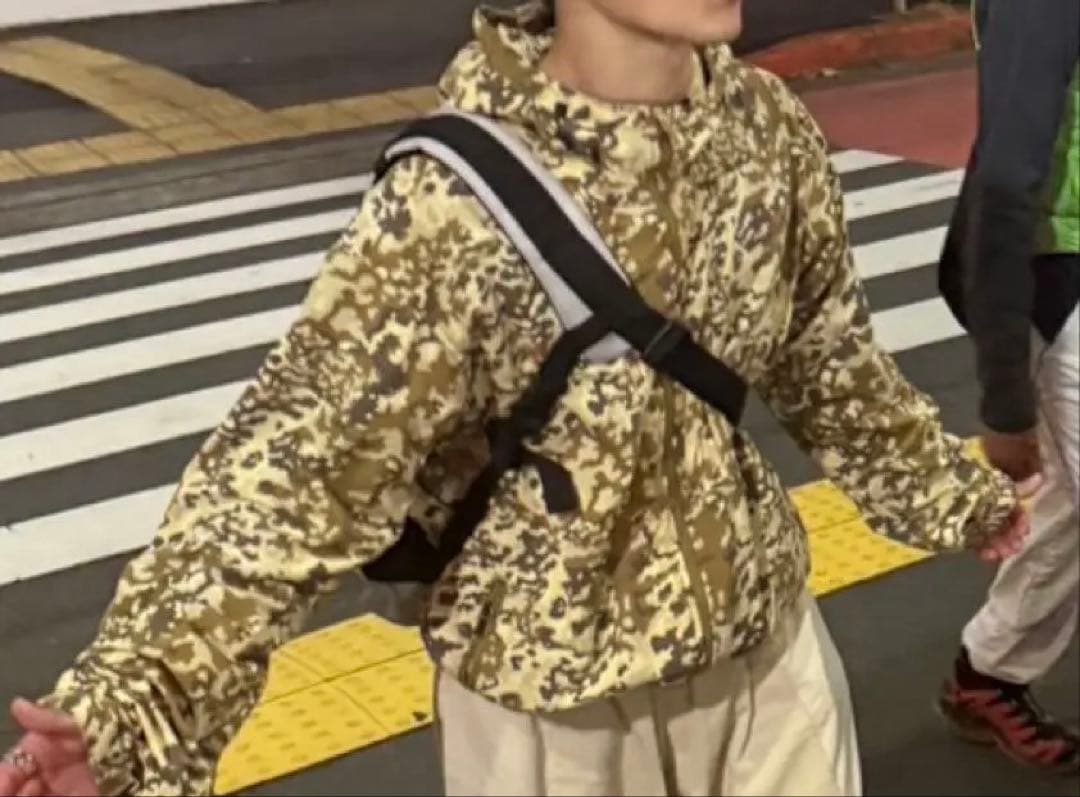 【名作】Columbia ナイロンジャケット アメーバカモ 迷彩 ミリタリー