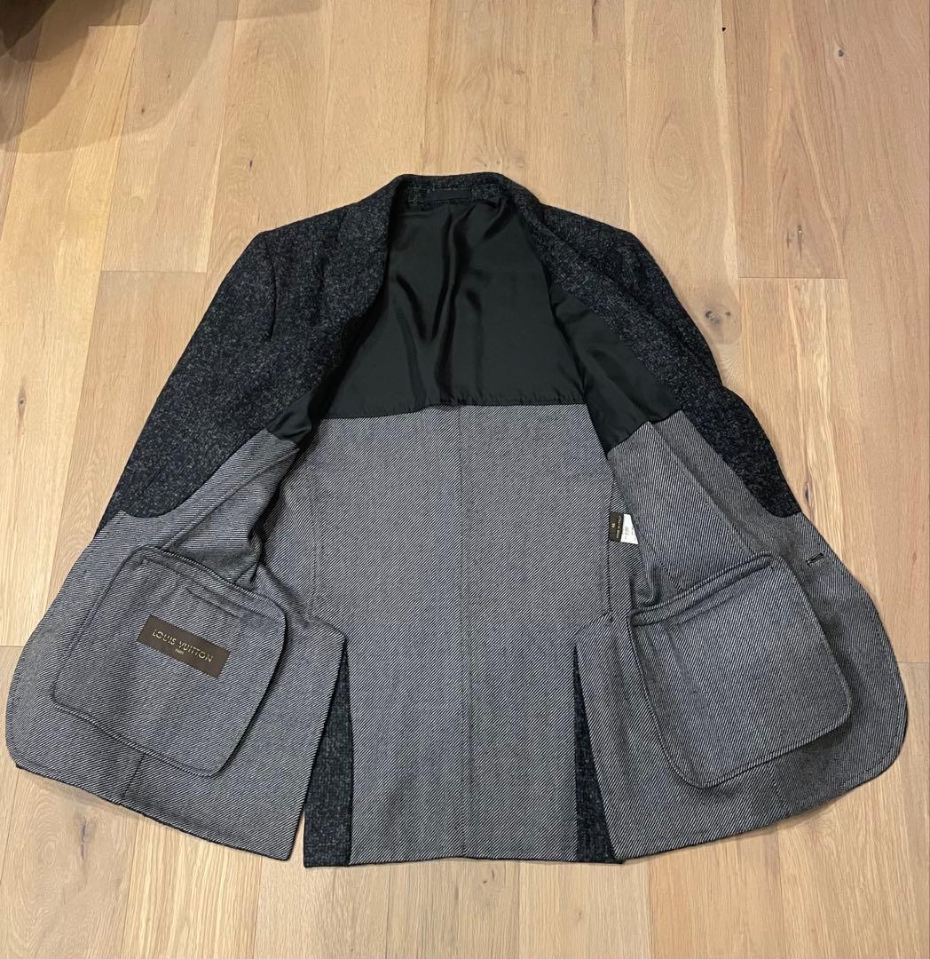 【ひろ】ルイヴィトン ダークグレーテーラードジャケット