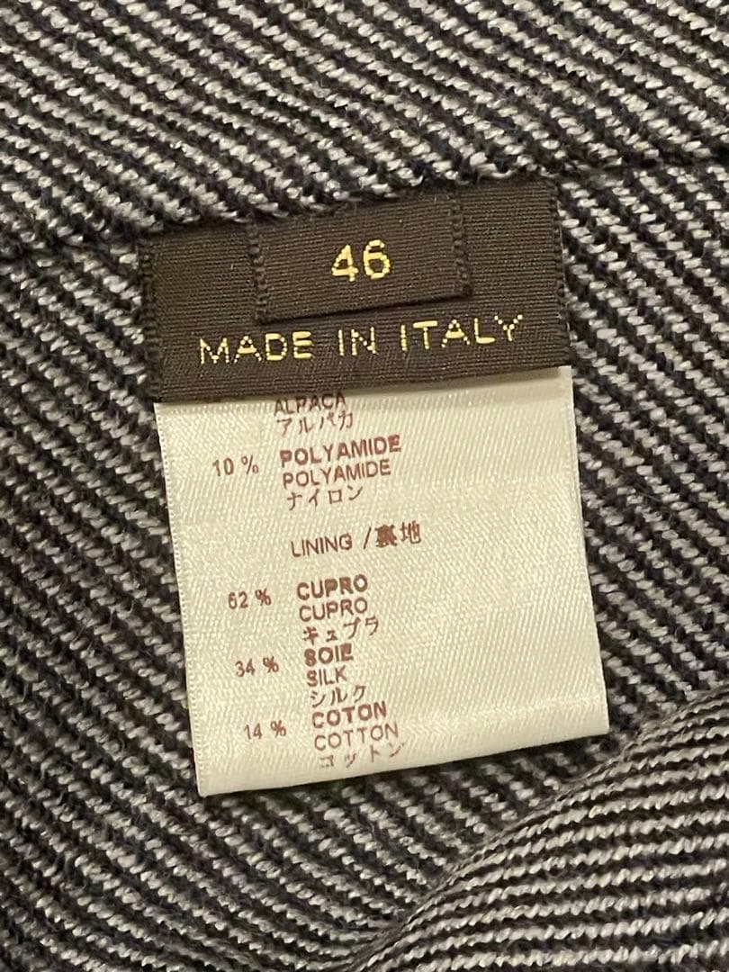 【ひろ】ルイヴィトン ダークグレーテーラードジャケット