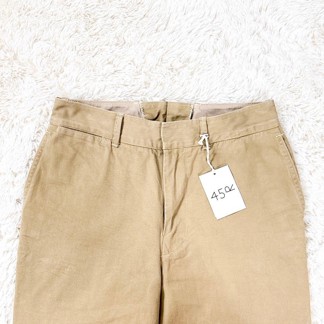 【タグ付き未使用品】45rpm おこめチノのシャルロットパンツ　ベージュ
