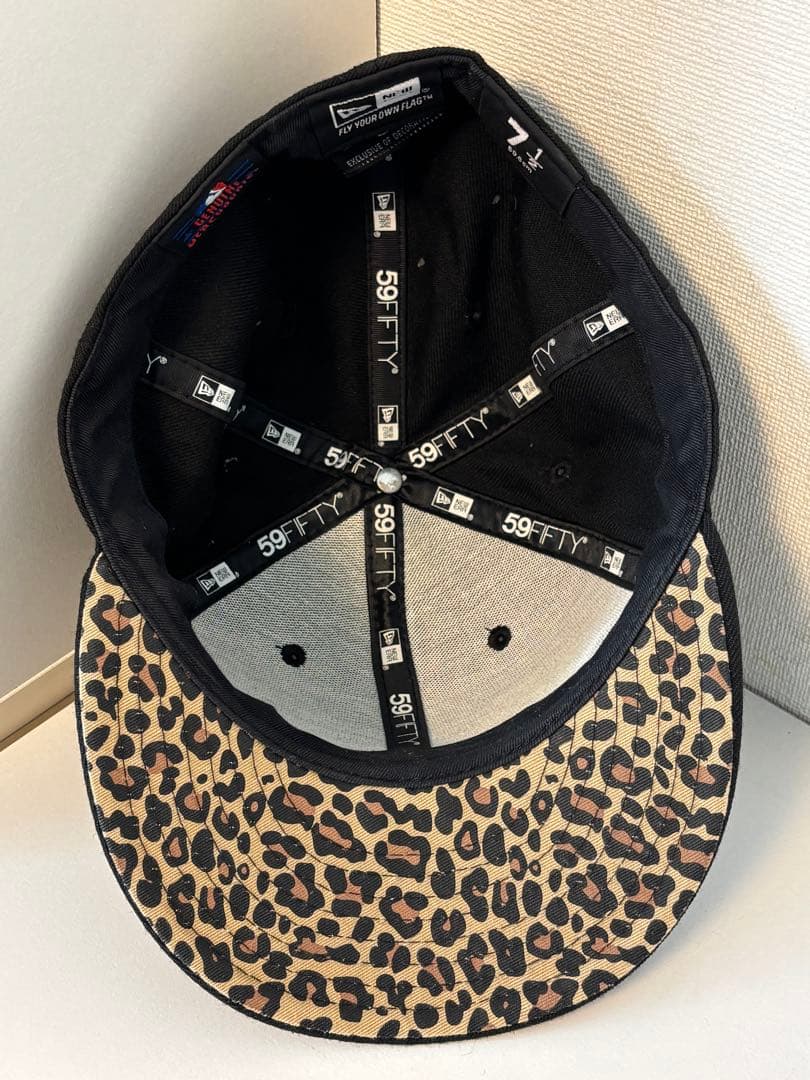 キャップ/ニューエラ/LA/ドジャース/帽子/レオパード/ゴールド/ヒョウ柄/黒