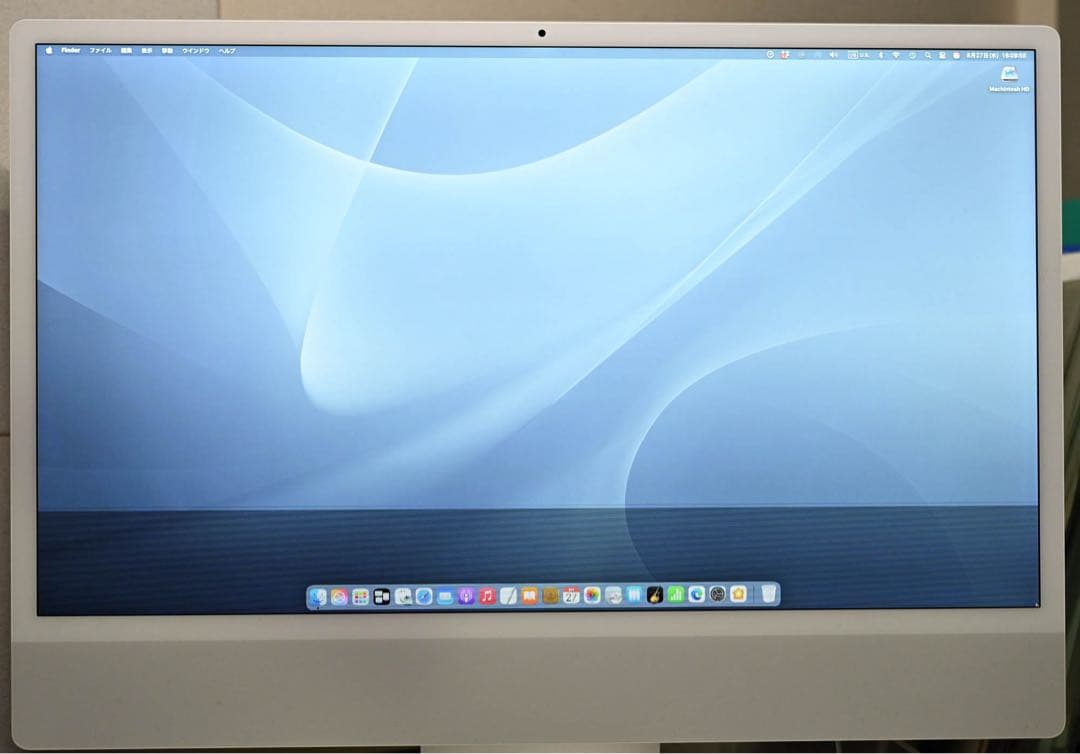 【訳あり】iMac 24インチ　M1 16GB/512GB モニターに横線あり