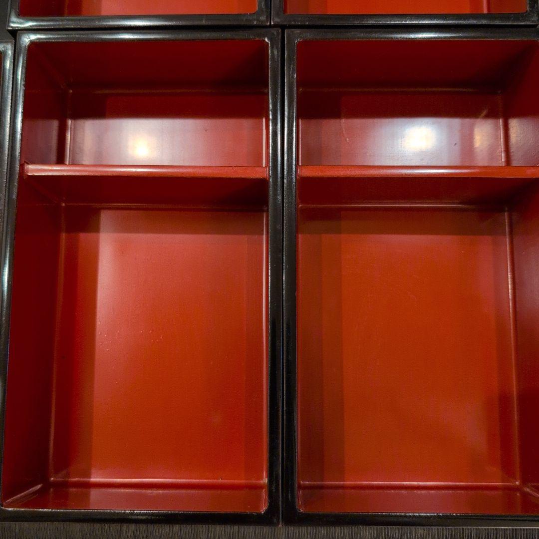 茶道具 野点 漆弁当箱 木製漆水筒（金具） 重箱