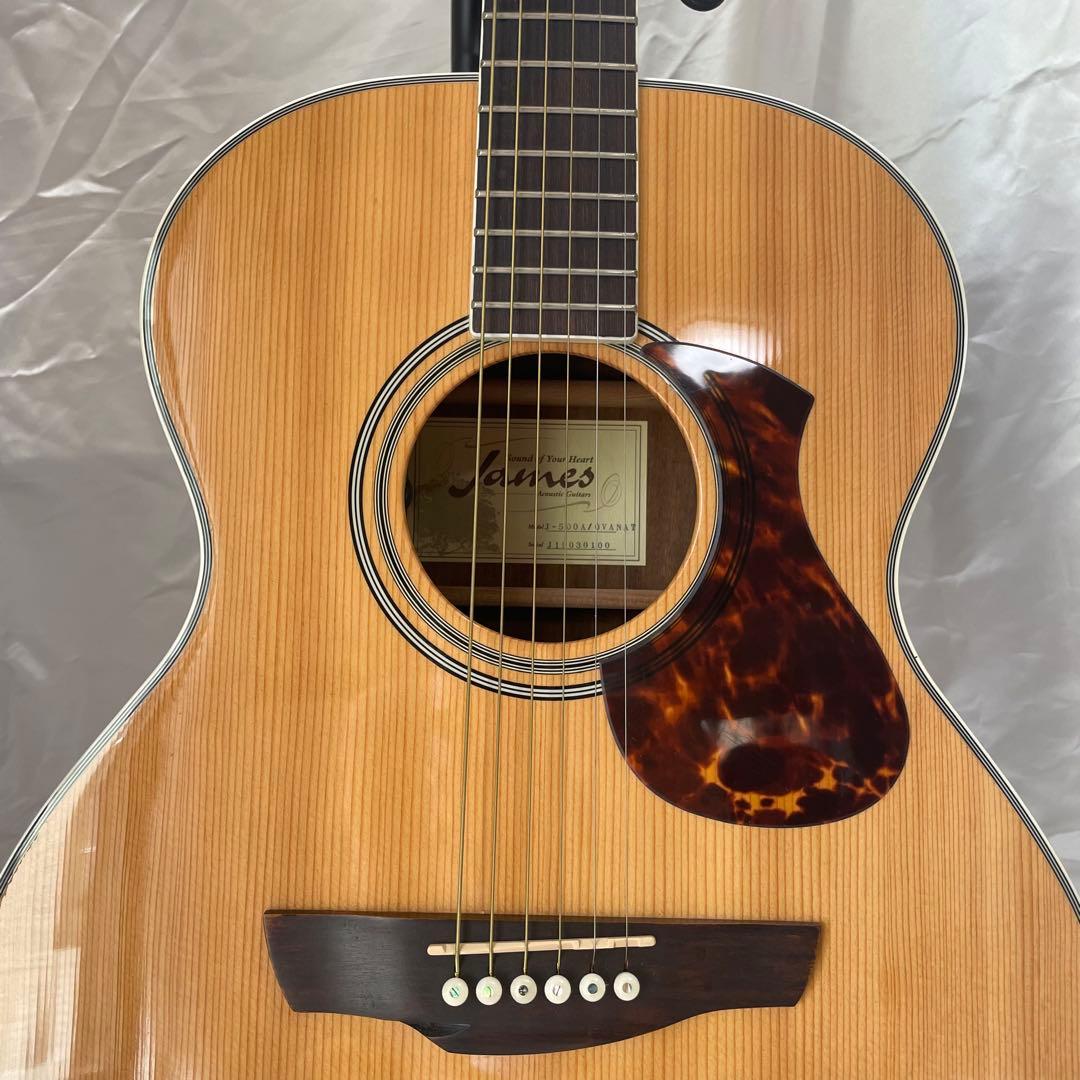 ✨James j-500a/ova nat✨　エレアコ仕様　ソフトケース他付き