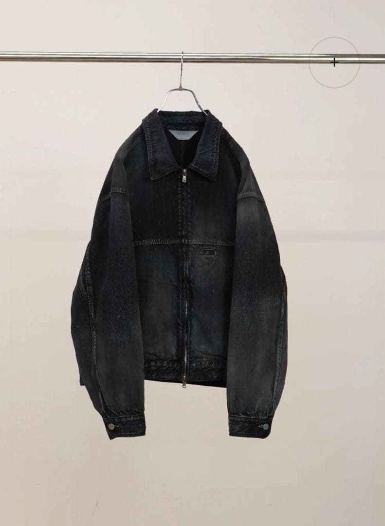 ジャケット・アウター ANCELLM26ss DENIM ZIPUP JACKET - BLACK2