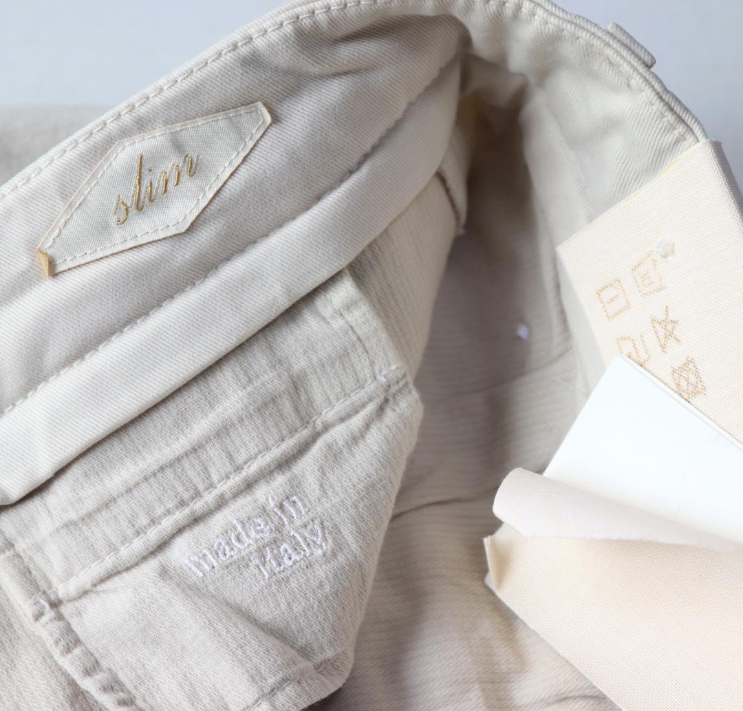 新品タグ付き【ブリリア 1949】秋冬 ERCOLANO テーパードパンツ 46