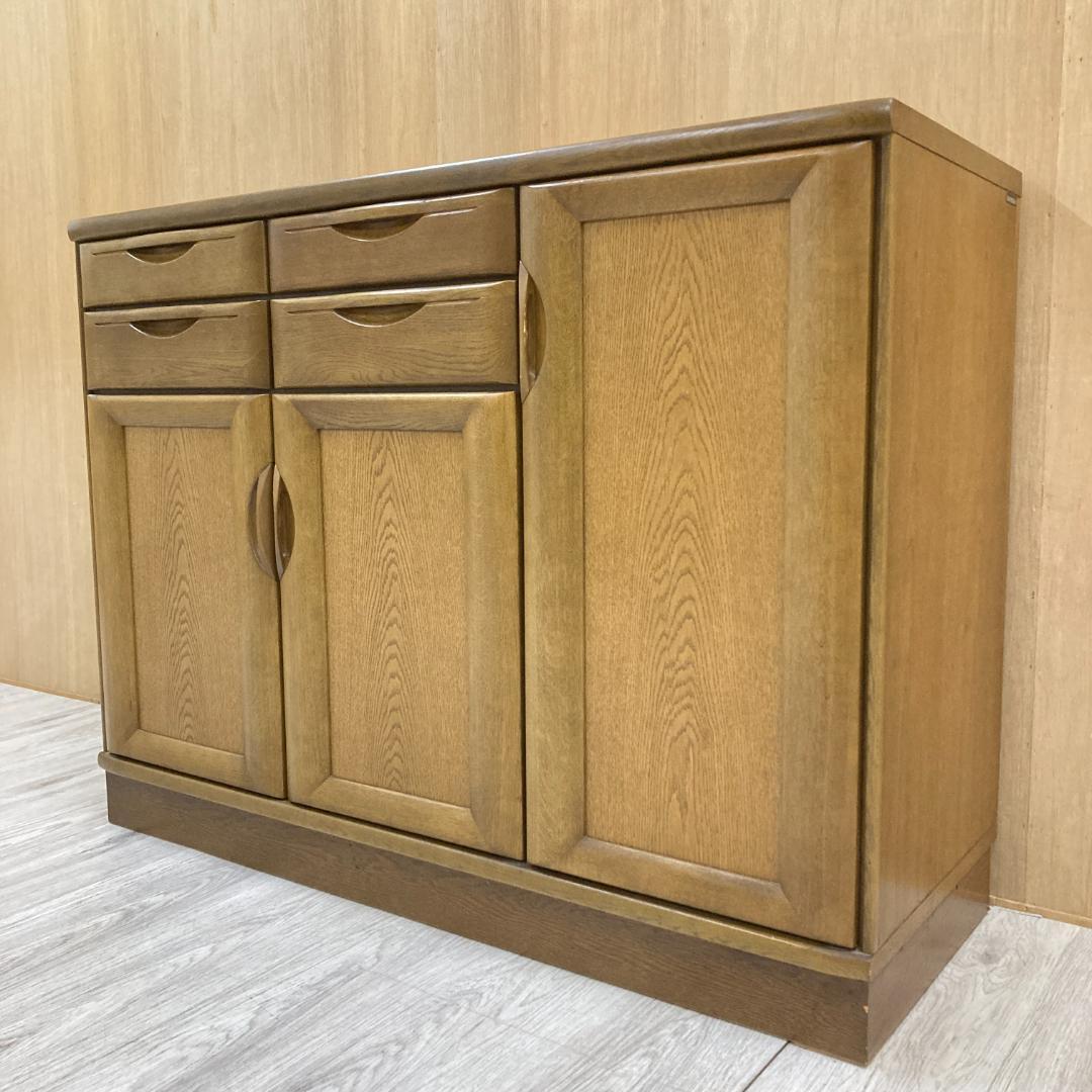 【カリモク】キッチンボード　キッチンカウンター　食器棚　レンジボード