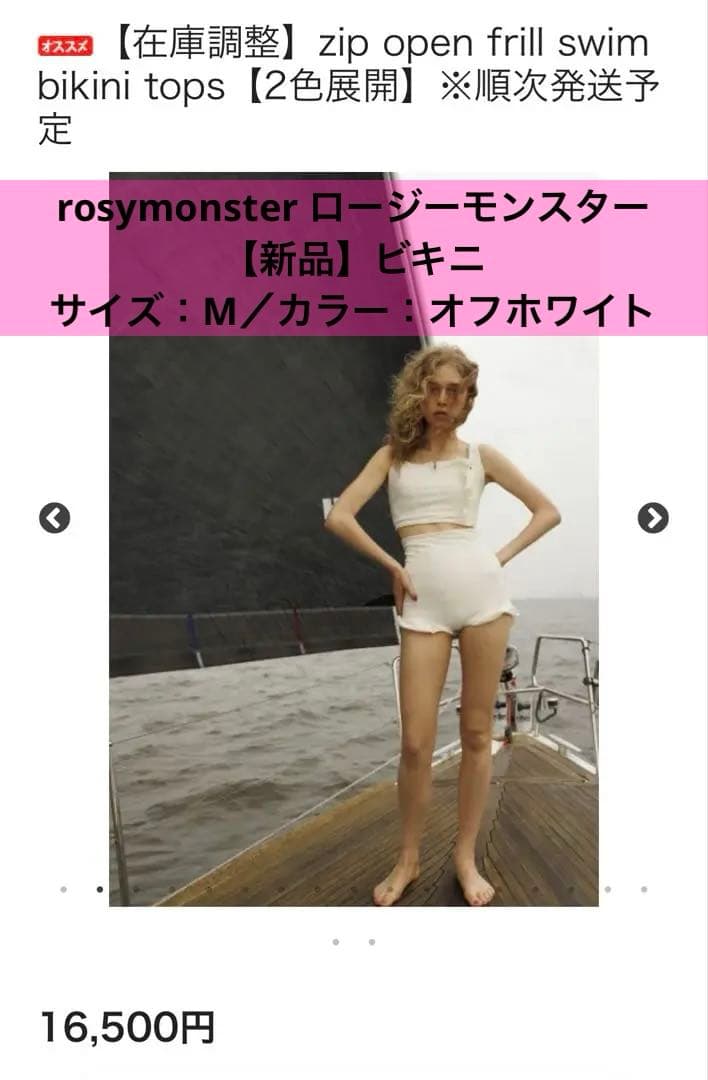 rosymonster ロージーモンスター zip ビキニ