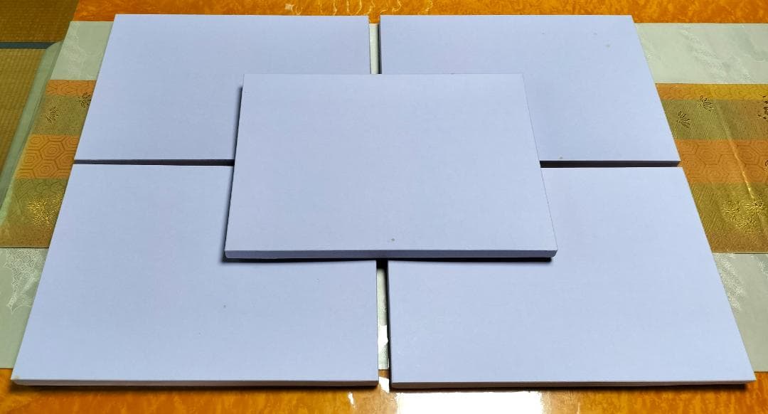 レア！　大きいサイズ　業務用　懐石膳　４２ｃｍ×３０ｃｍ　新品　赤黒両面　茶道具