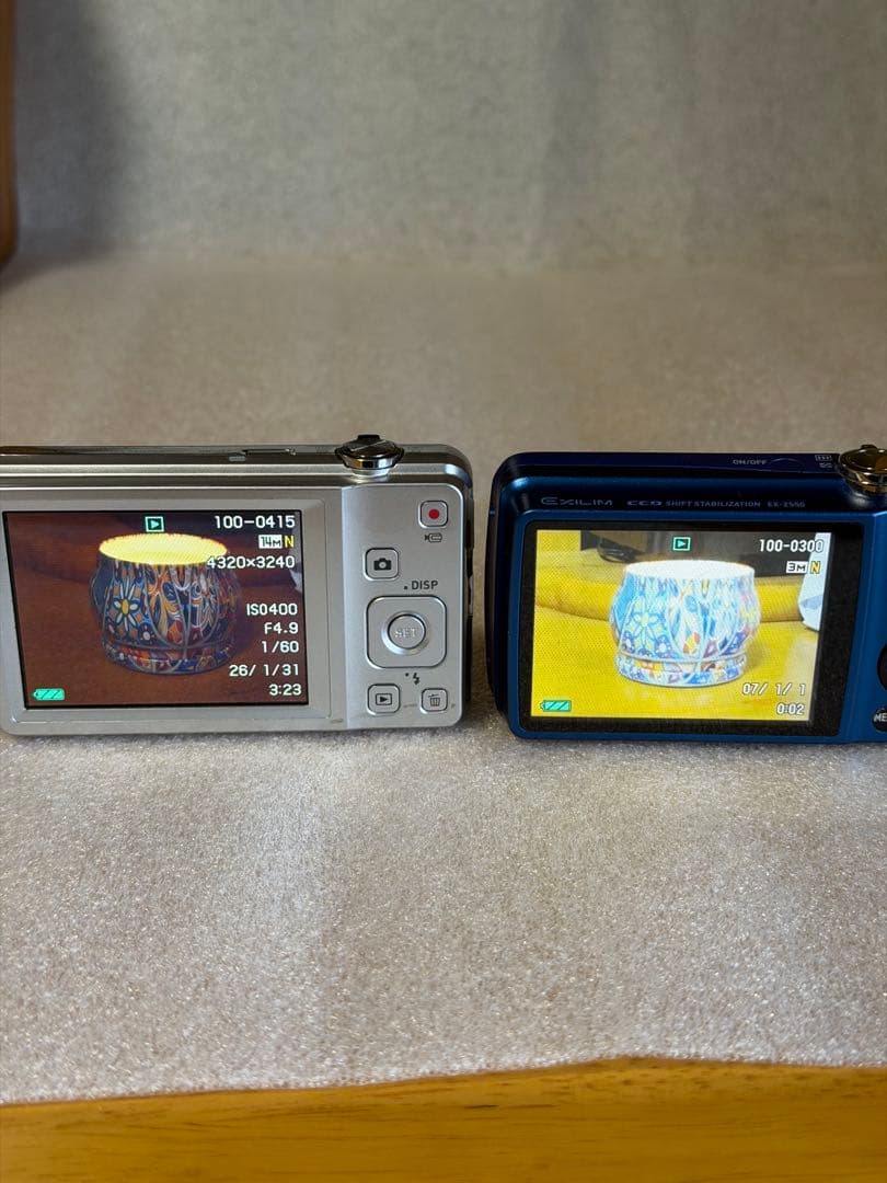 CASIO EXILIM 14.1MP コンパクトデジタルカメラ 2台セット