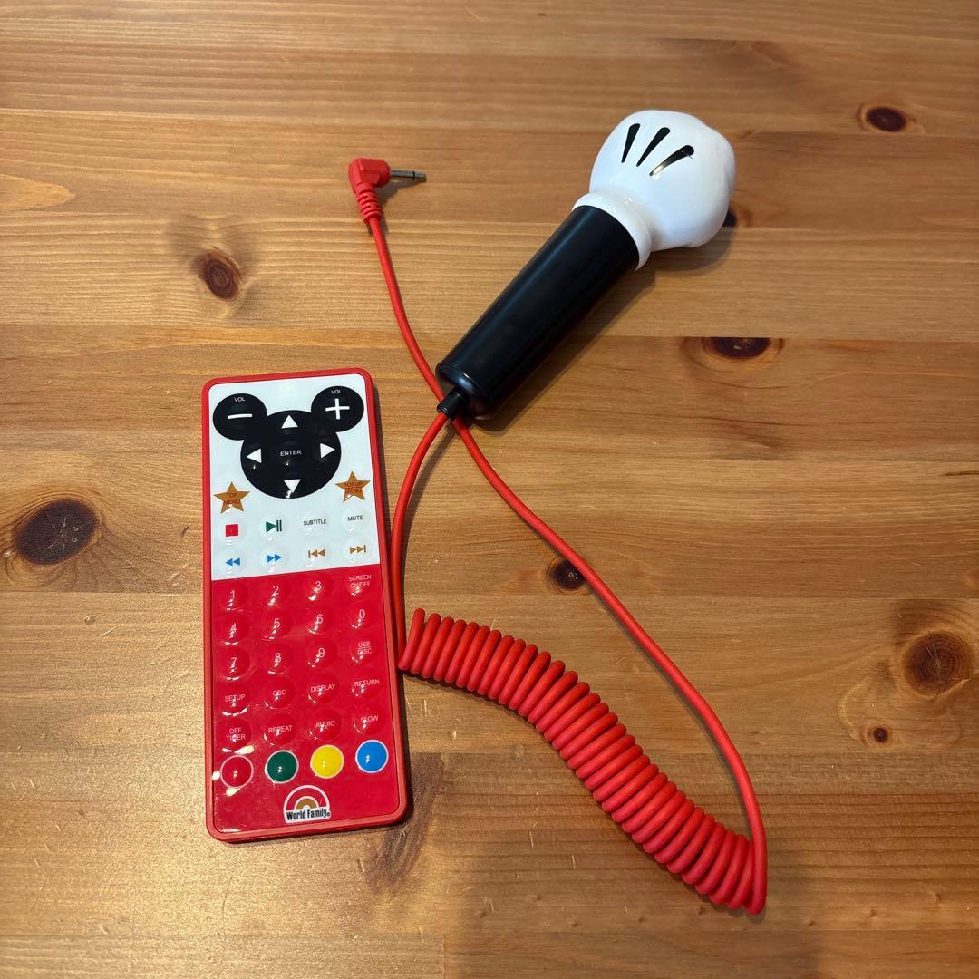 DWE DVDプレイヤー ミッキー型