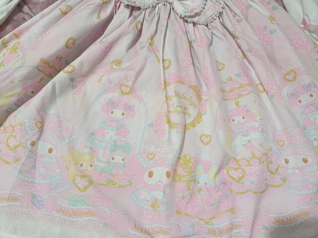サンリオ マイメロ マイメロディ ピンク 大人用 ワンピース