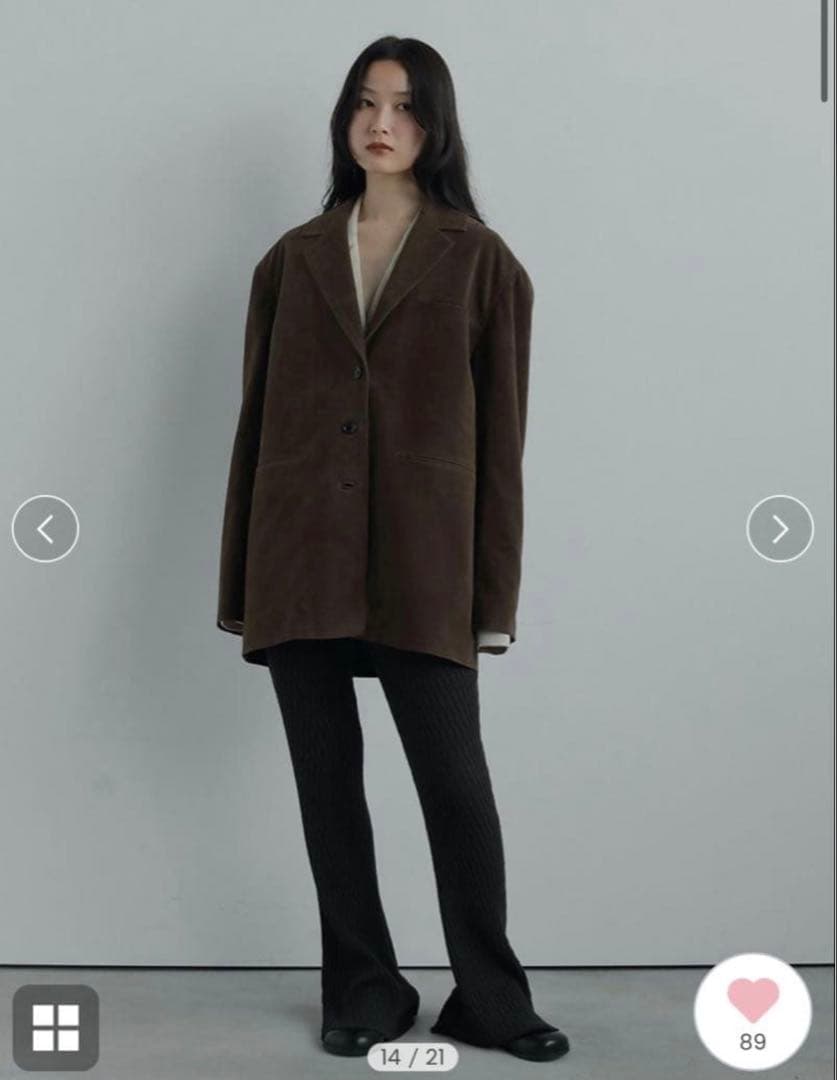 ジャケット・アウター anuke Eco Suede Jacket36