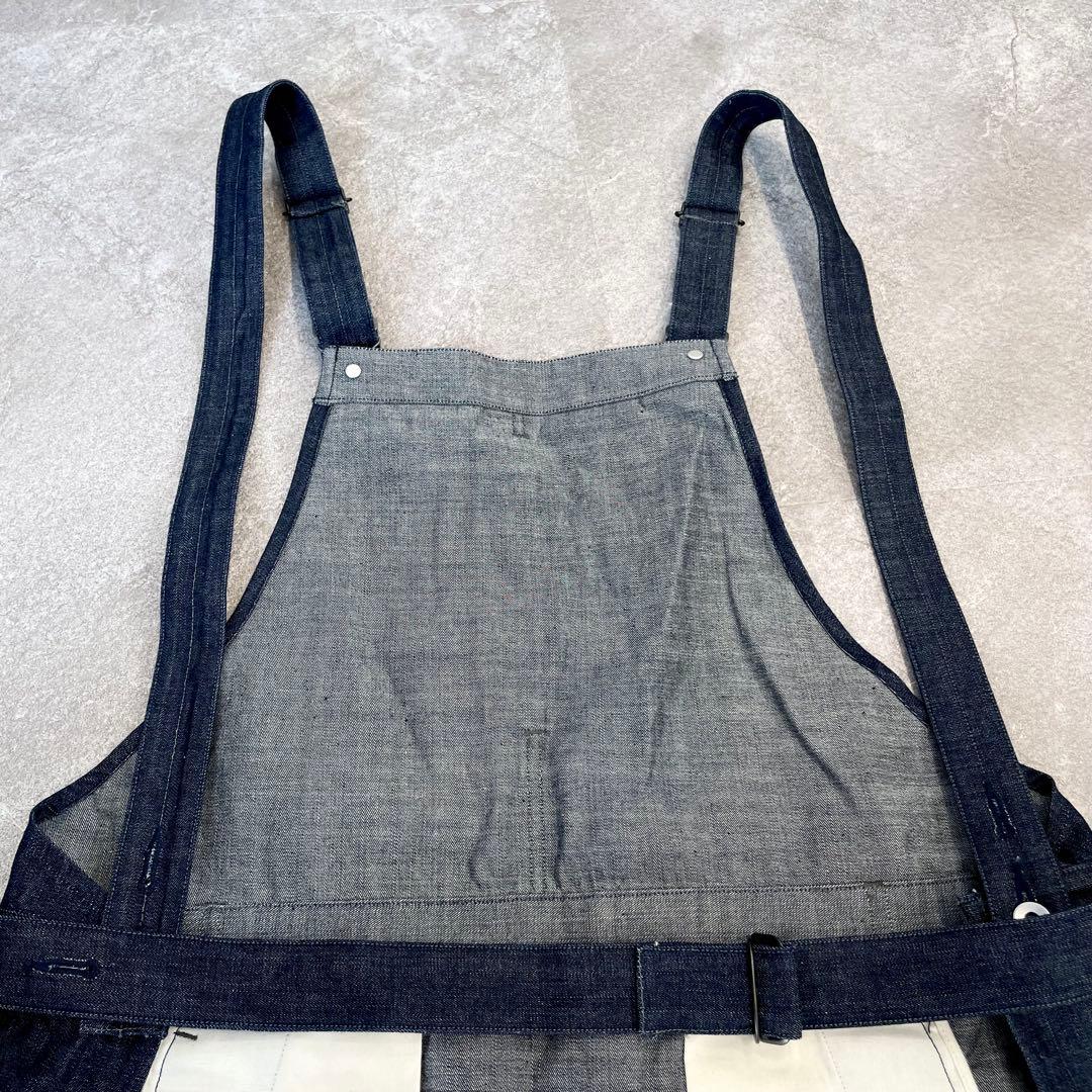 美品★ナイスネス　RALPH 23ss オーバーオールエプロン　デニム
