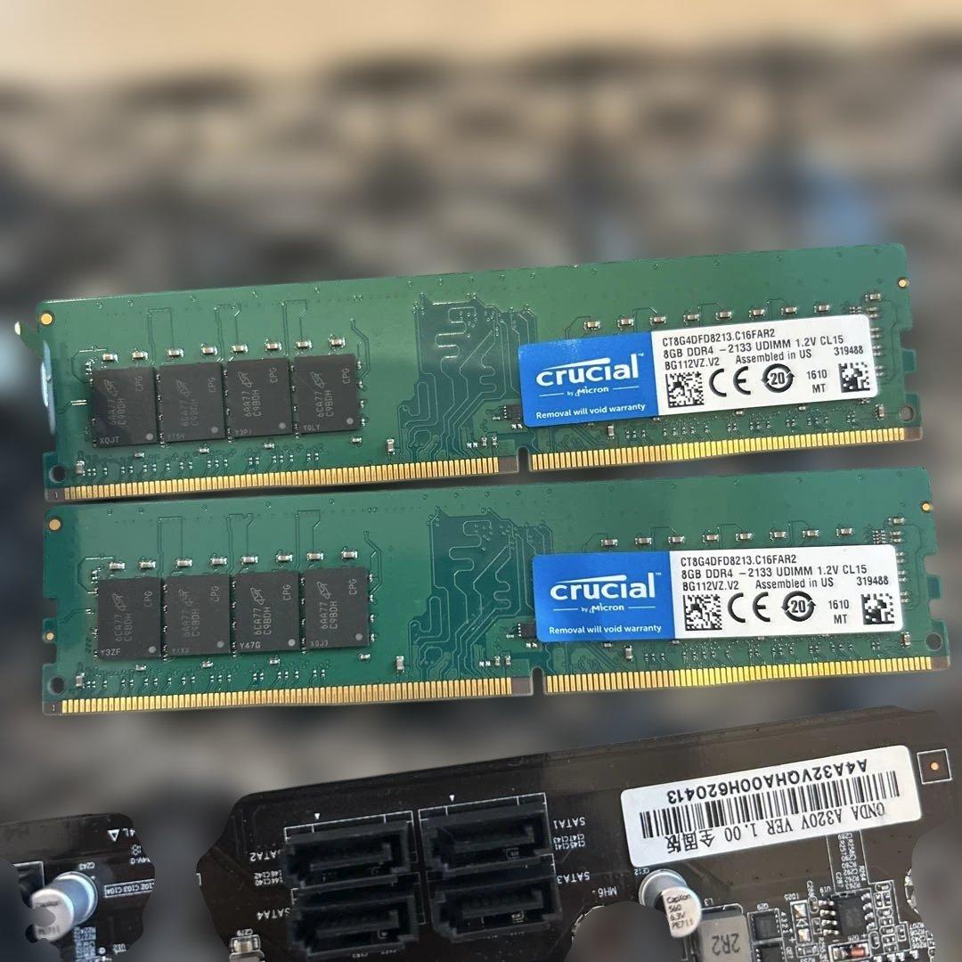 A320V DDR4 マザーボード　CPU メモリセット