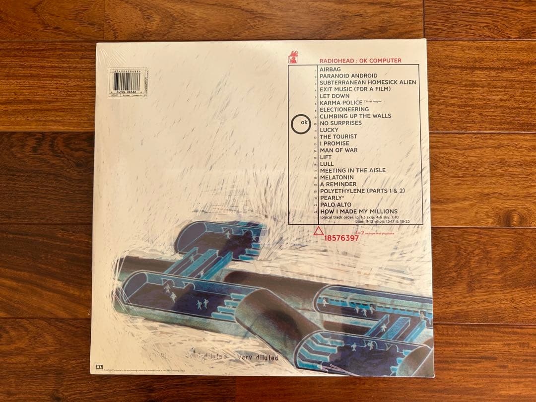 Radiohead OK COMPUTER 3LP/限定ブルー・ヴァイナル