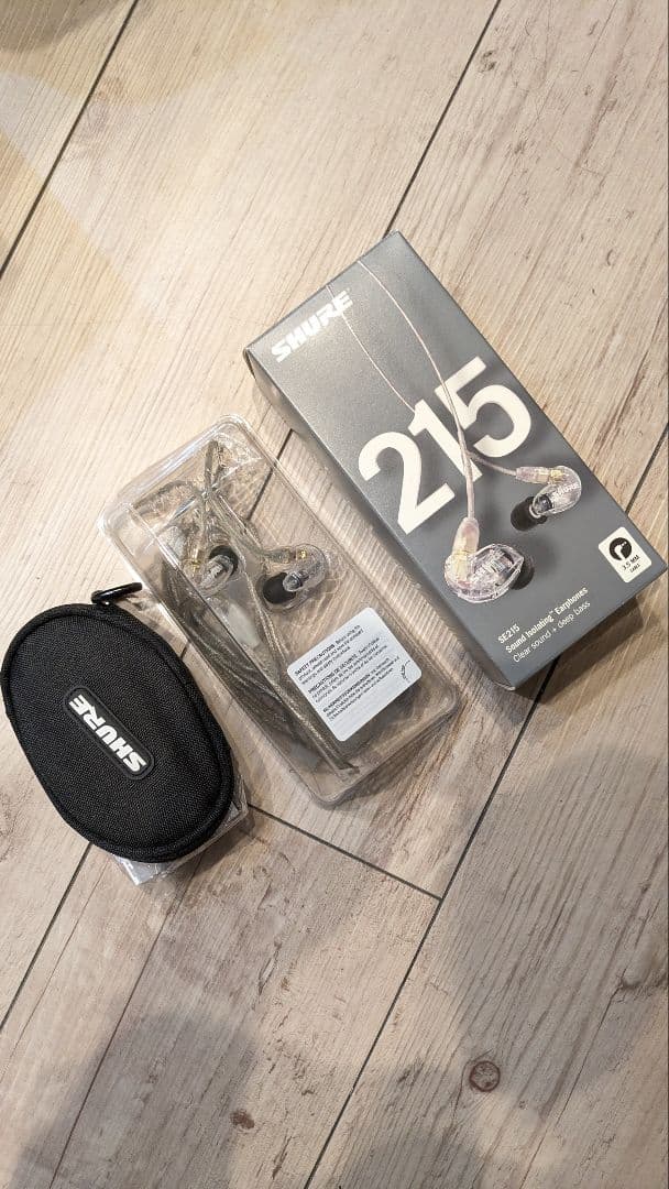 SHURE 215 有線イヤホン