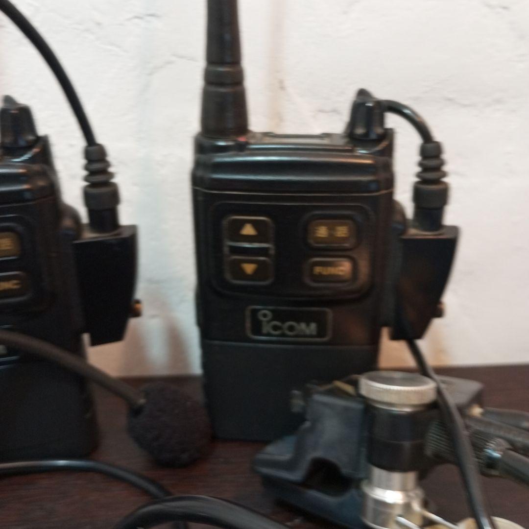 ICOM 同時通話無線機 IC -4855　ヘッドセット付き中古品