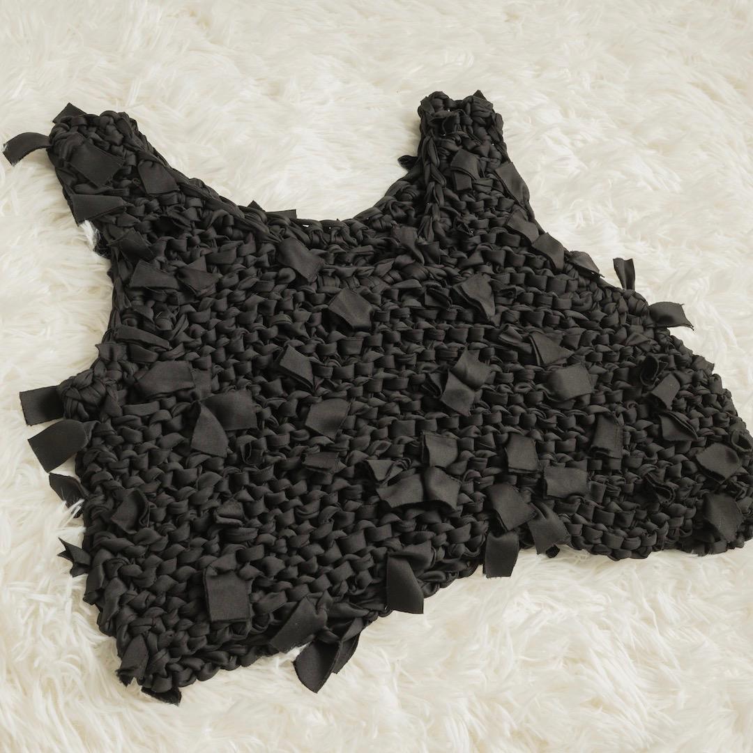 未使用 ADAM ET ROPE アダムエロペ 25AW テープヤーンベスト