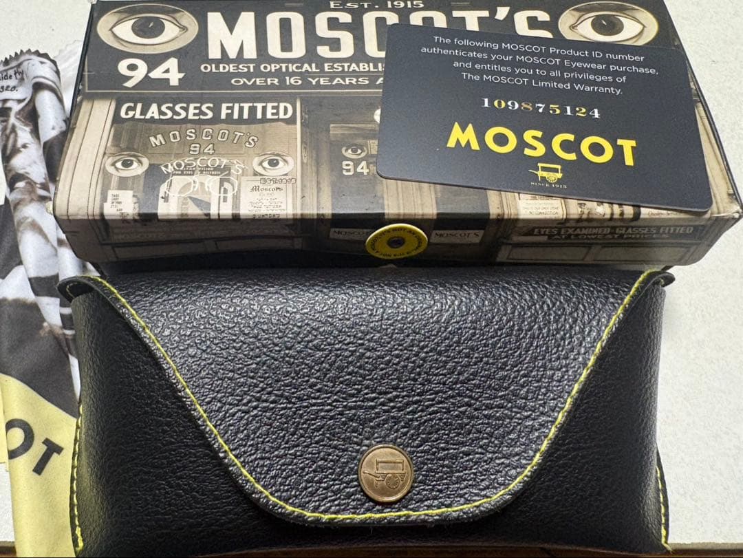 MOSCOT レムトッシュ　46サングラス　ガラスレンズ付き