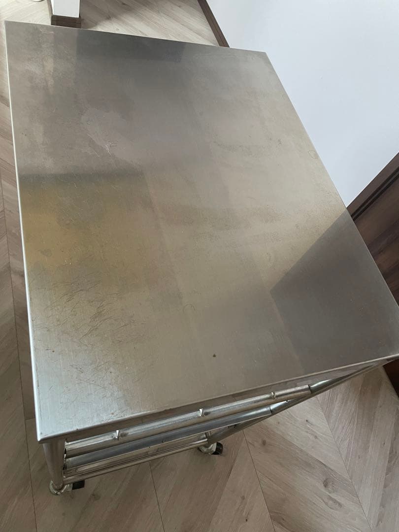 廃盤品　IKEA イケア ステンレス製キッチンワゴン