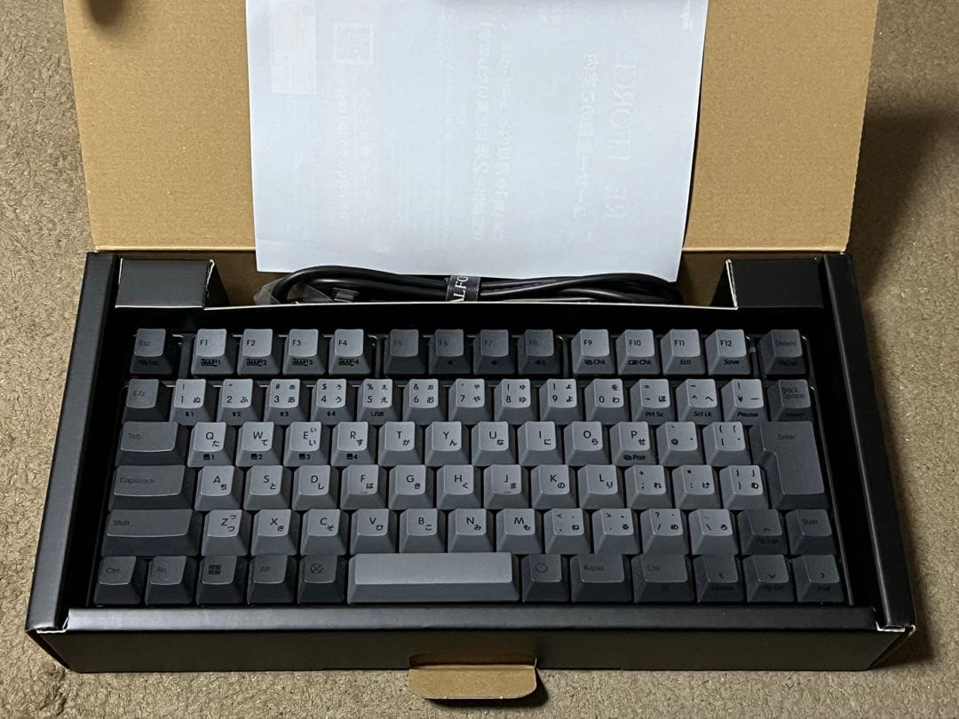 REALFORCE RC1 キーボード 70% 日本語配列 キー荷重 30g