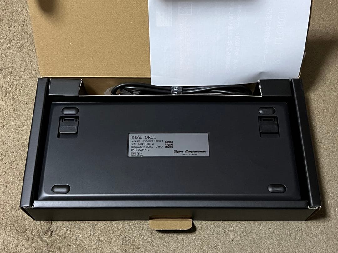 REALFORCE RC1 キーボード 70% 日本語配列 キー荷重 30g