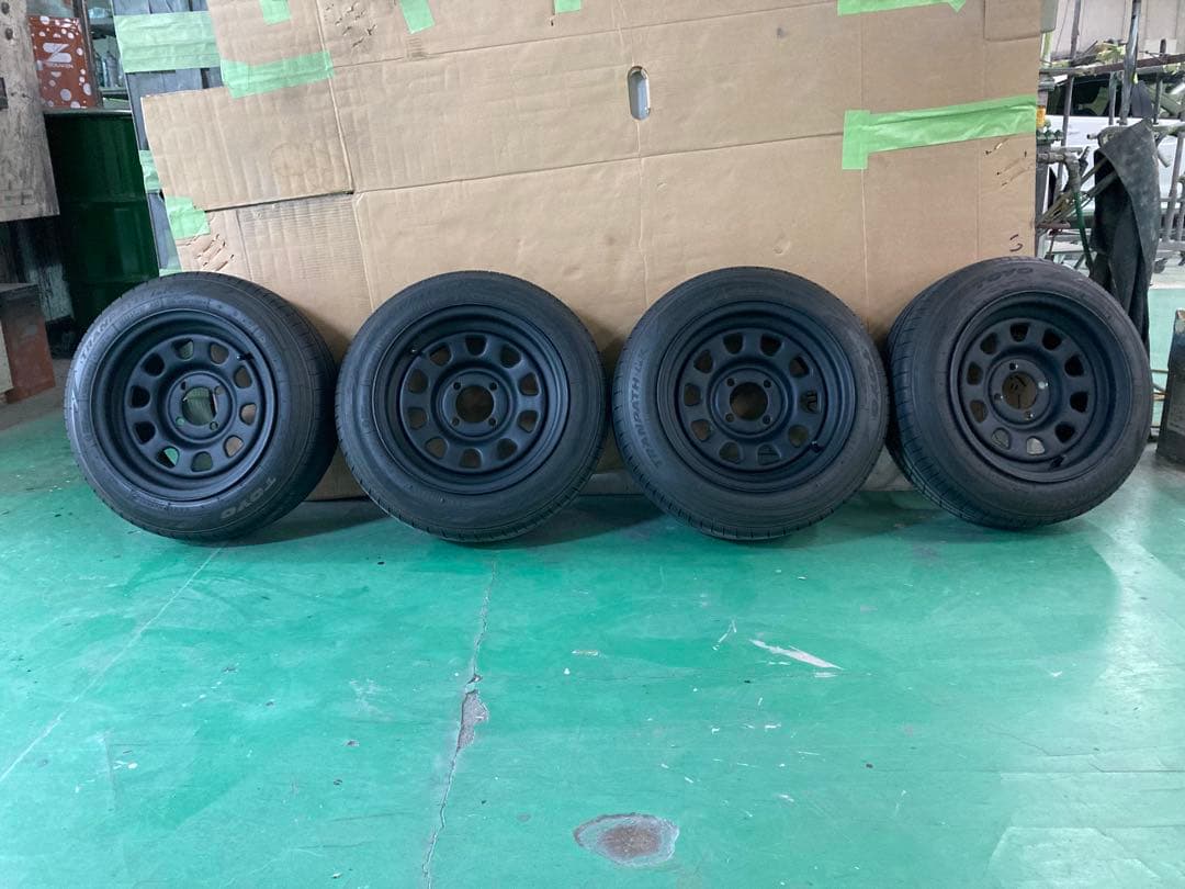 13インチ　7J ＋25 タイヤホイール4本セット