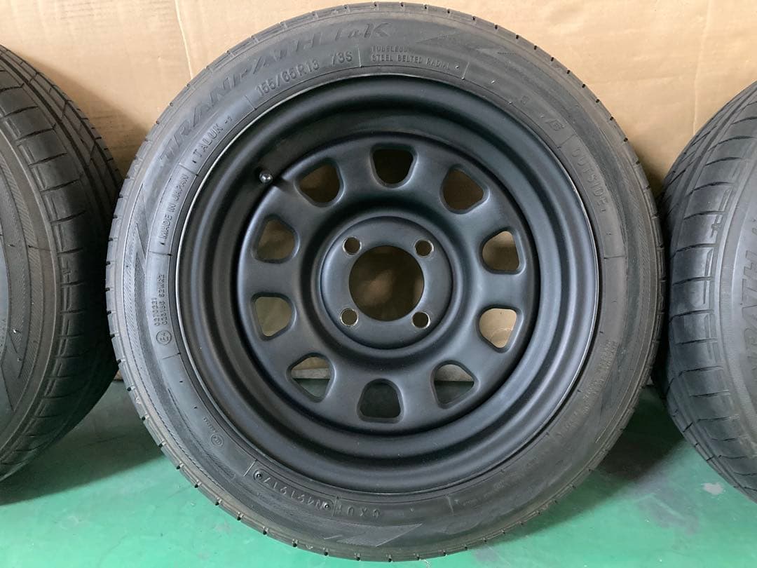 13インチ　7J ＋25 タイヤホイール4本セット