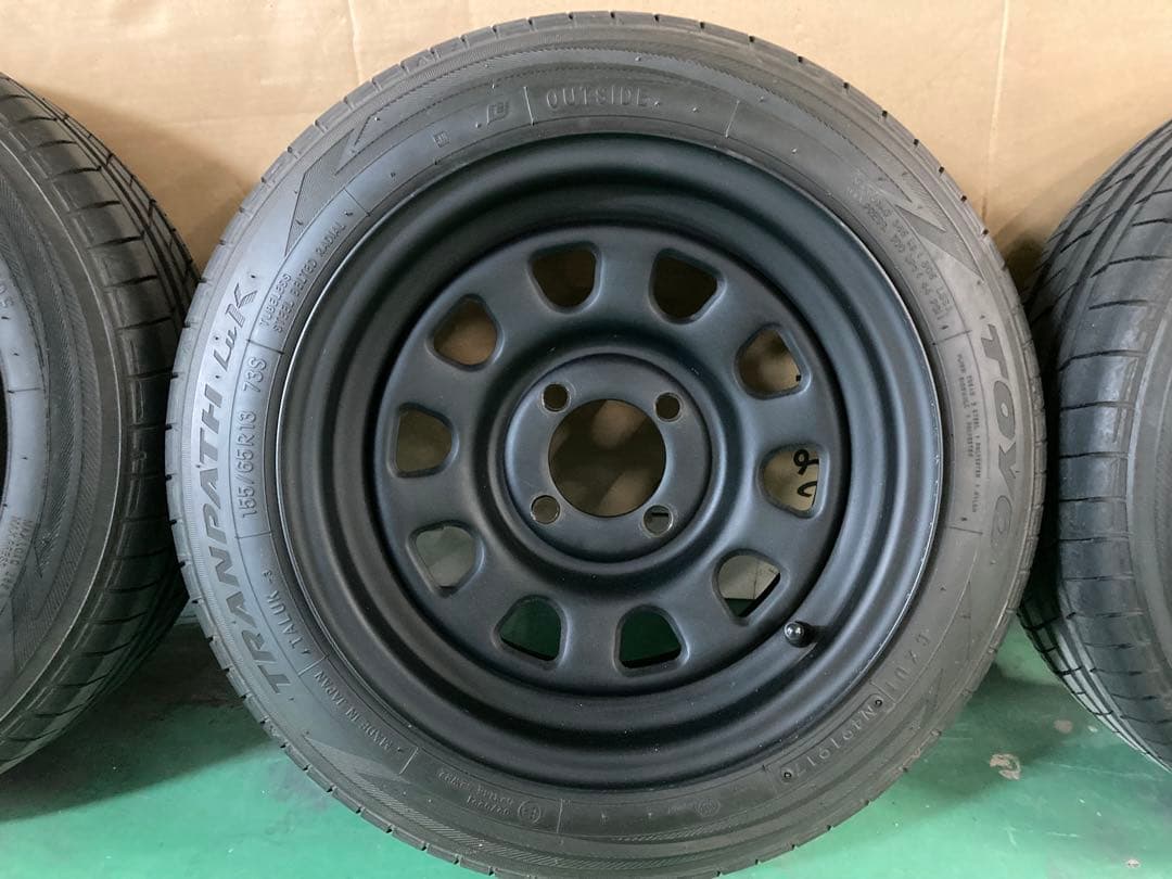 13インチ　7J ＋25 タイヤホイール4本セット