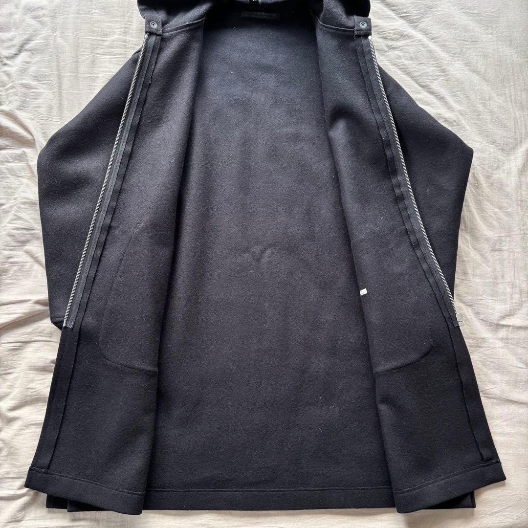 コモリ COMOLI フーデッドコート メルトンコート