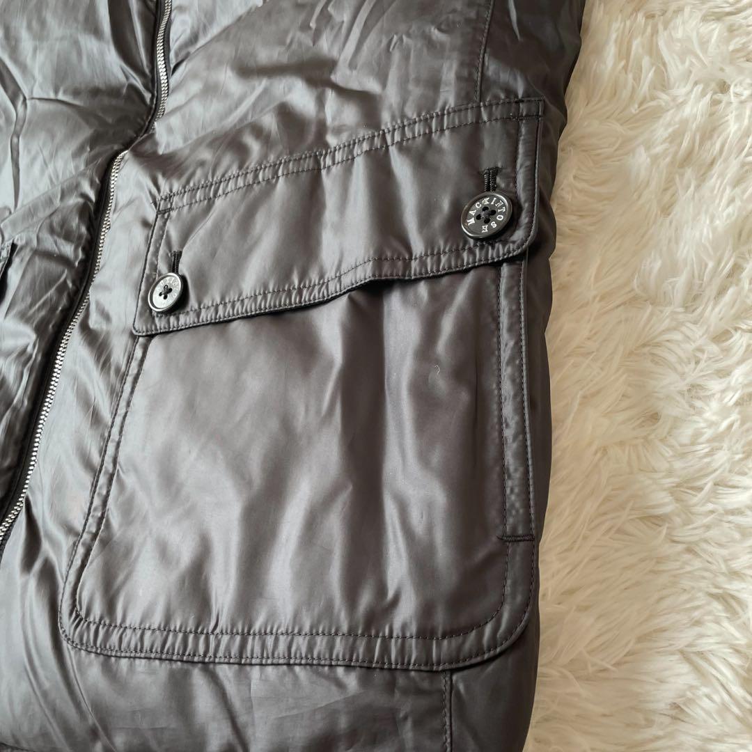 美品 MACKINTOSH マッキントッシュ リバーシブル ダウンベスト M 黒