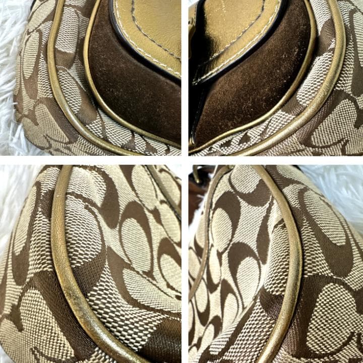 希少・限定版 COACH Signature 2004秋 GOLD SOHO