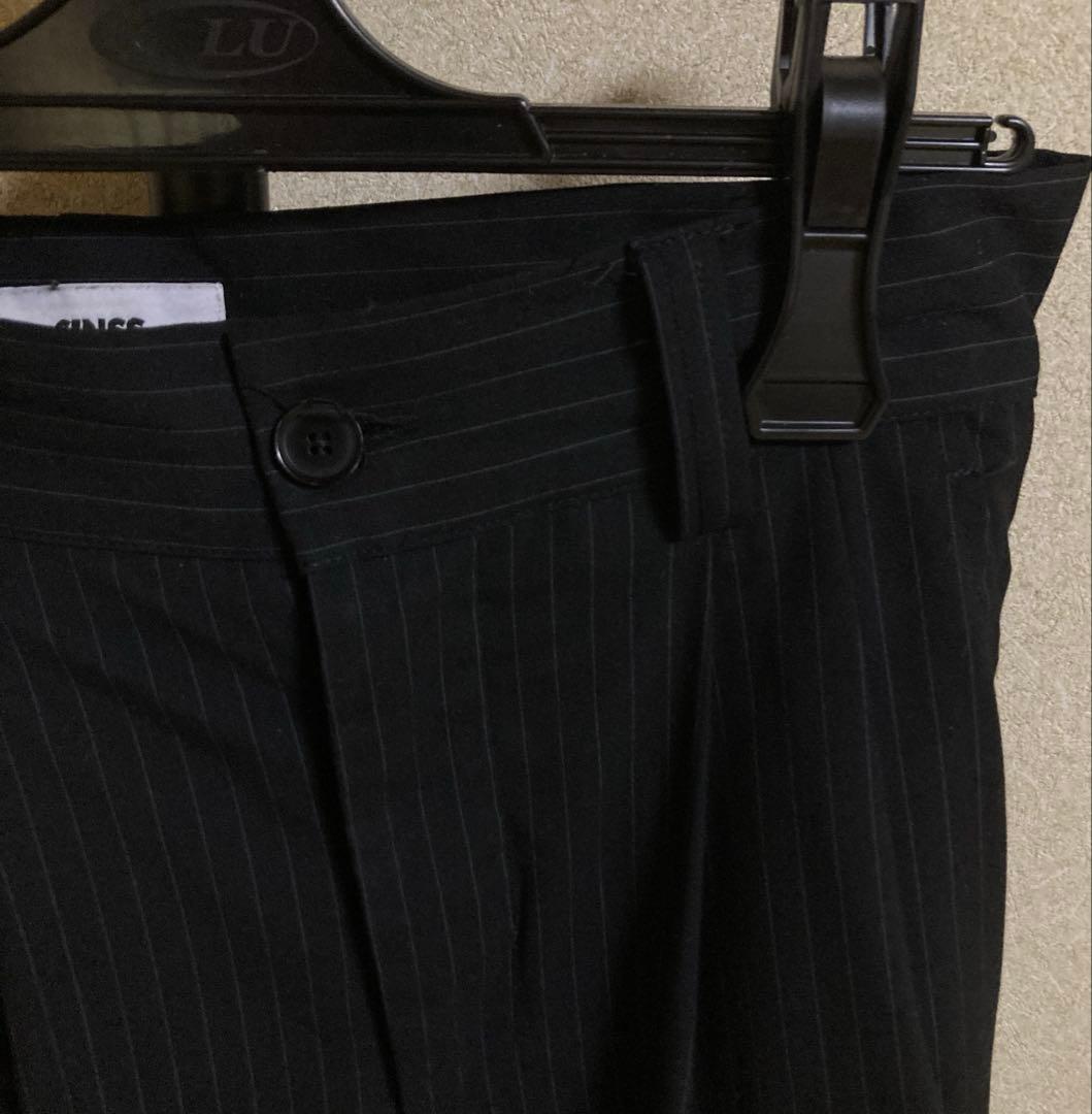 SINSS ストライプスラックス　モード系