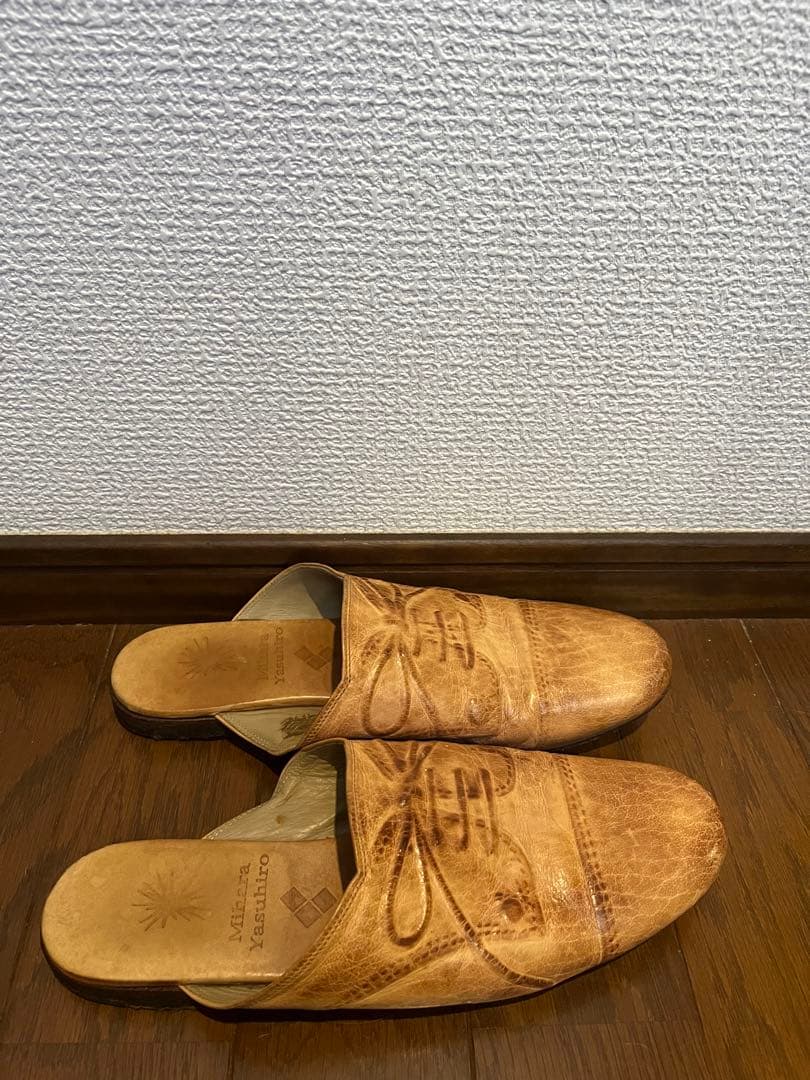 ミハラヤスヒロ 炙り あぶり アブリ スリッポンMIHARAYASUHIRO