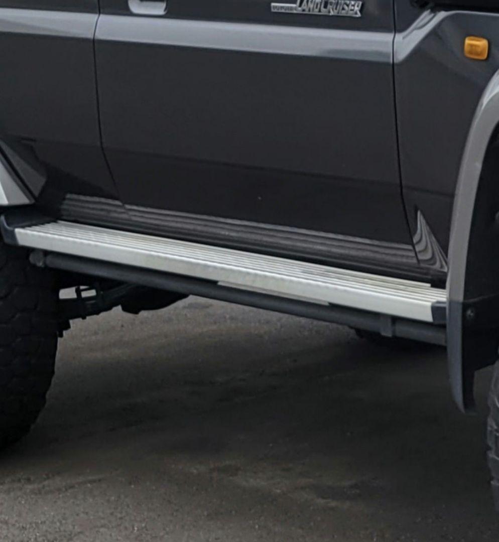 【GRJ76K】ワンオフ　サイドステップガード　ランドクルーザー70　ランクル