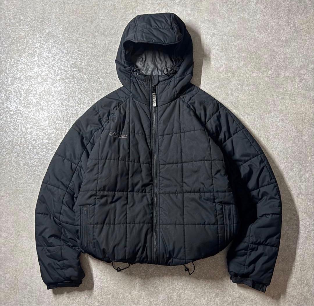 ジャケット・アウター Columbia hooded puffer jacket black