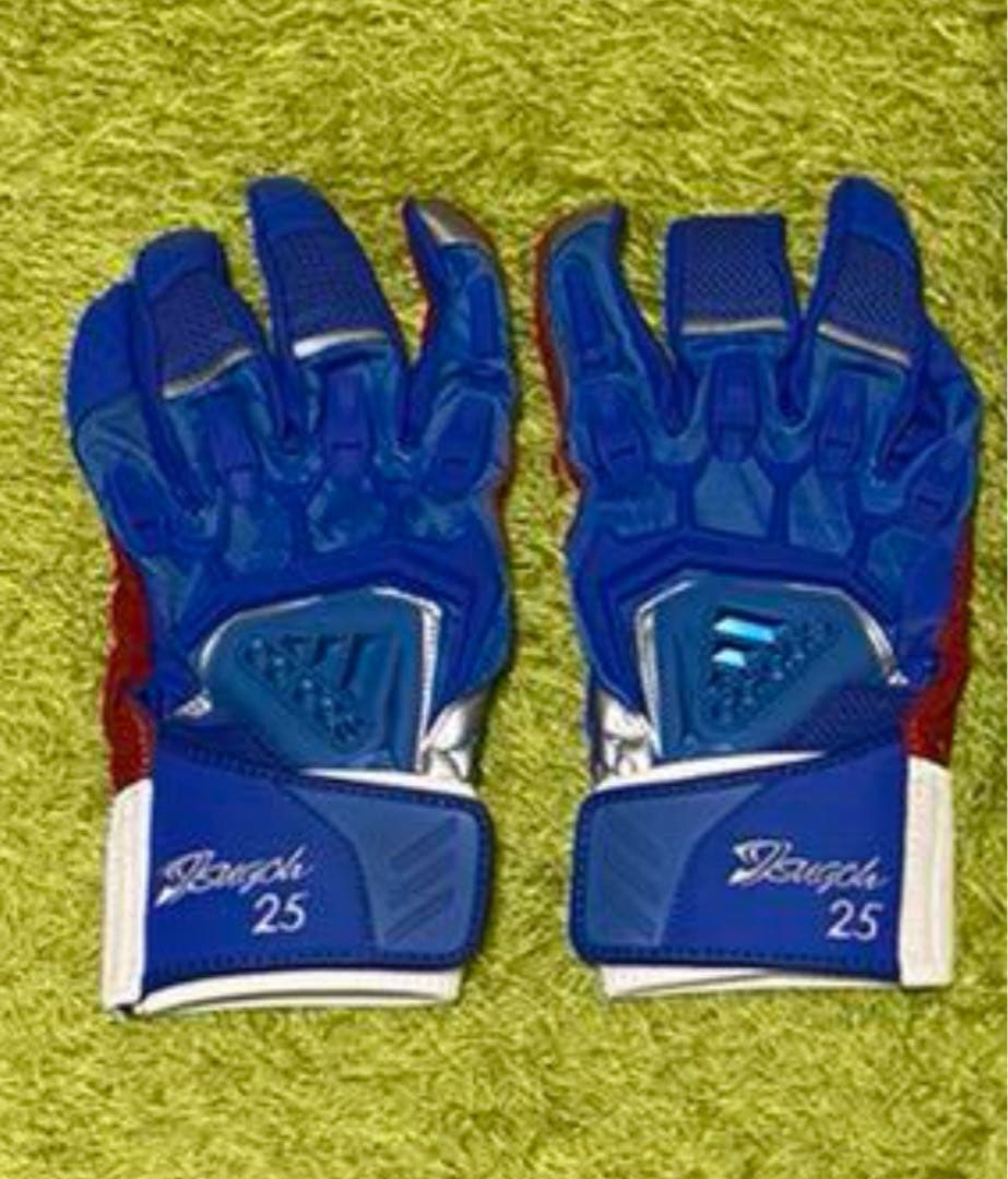 横浜DeNAベイスターズ　筒香選手　実使用バッティンググローブ