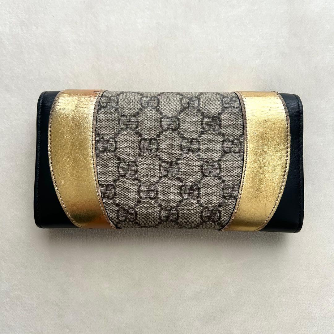 GUCCI グッチ 長財布 二つ折り財布 GGスプリーム
