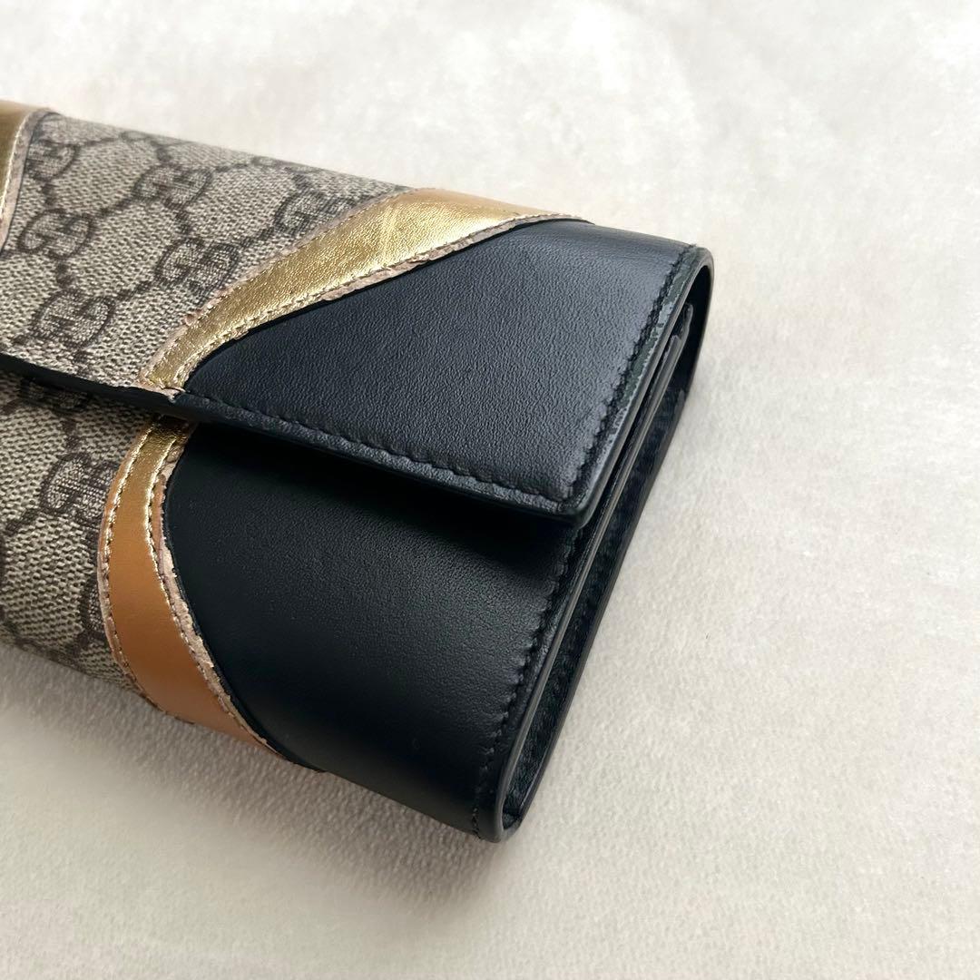 GUCCI グッチ 長財布 二つ折り財布 GGスプリーム