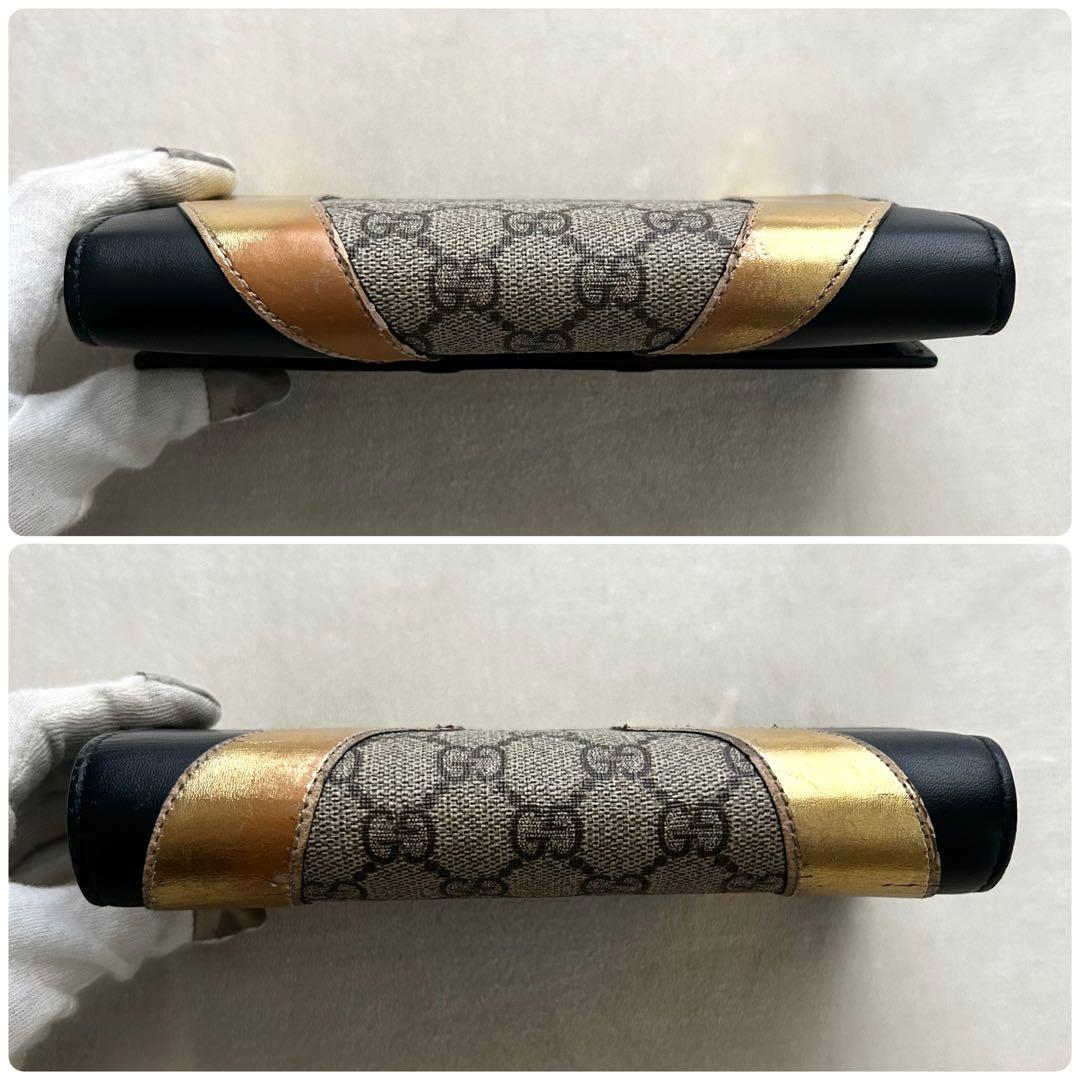 GUCCI グッチ 長財布 二つ折り財布 GGスプリーム